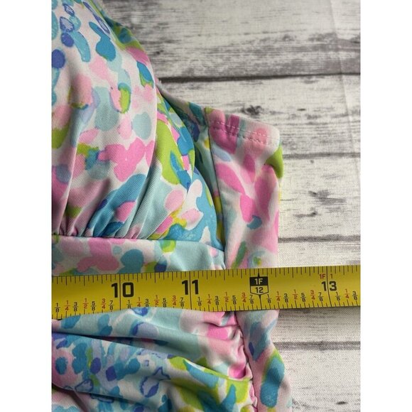 Lilly Pulitzer Bliss Halter Tankini Top  Catch the Wave Size 8 - Picture 10 of 11